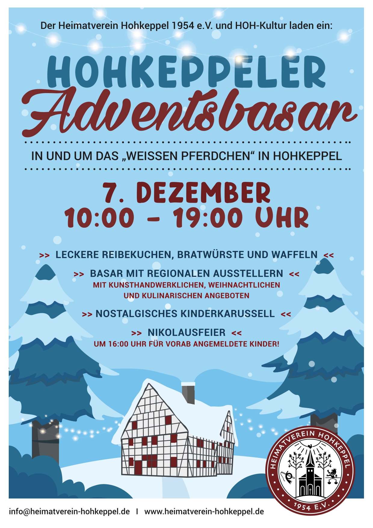 Flyer_A3_Adventsbasar_2025 Adventsbasar Hohkeppel 2025