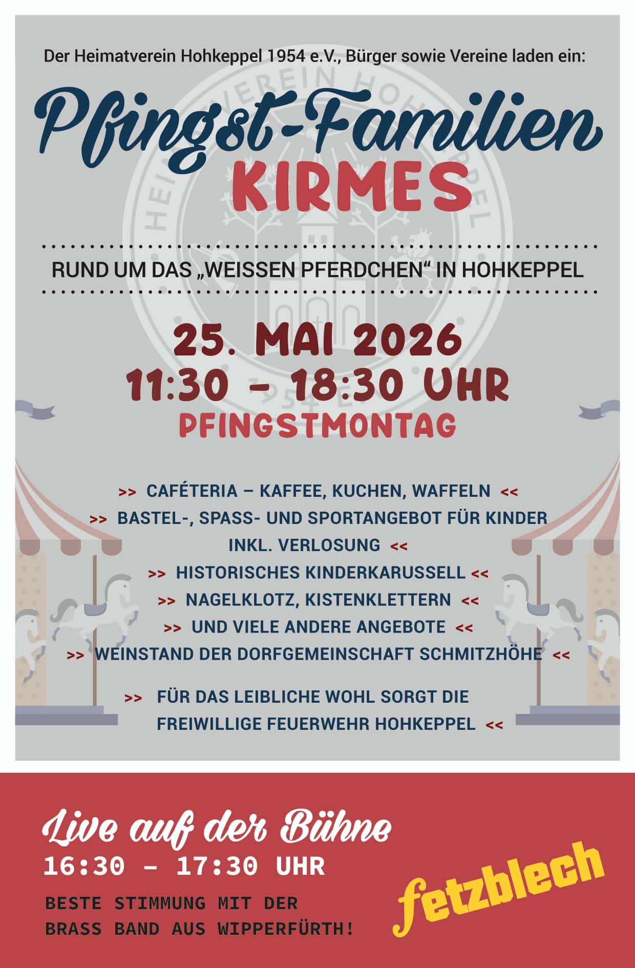 Familien-Pfingstkirmes 2026 Hohkeppel